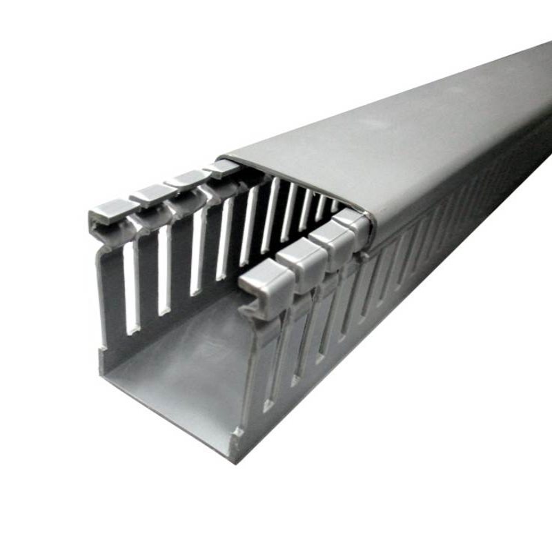 Cablecanal 40x60mm Gris Ranurado